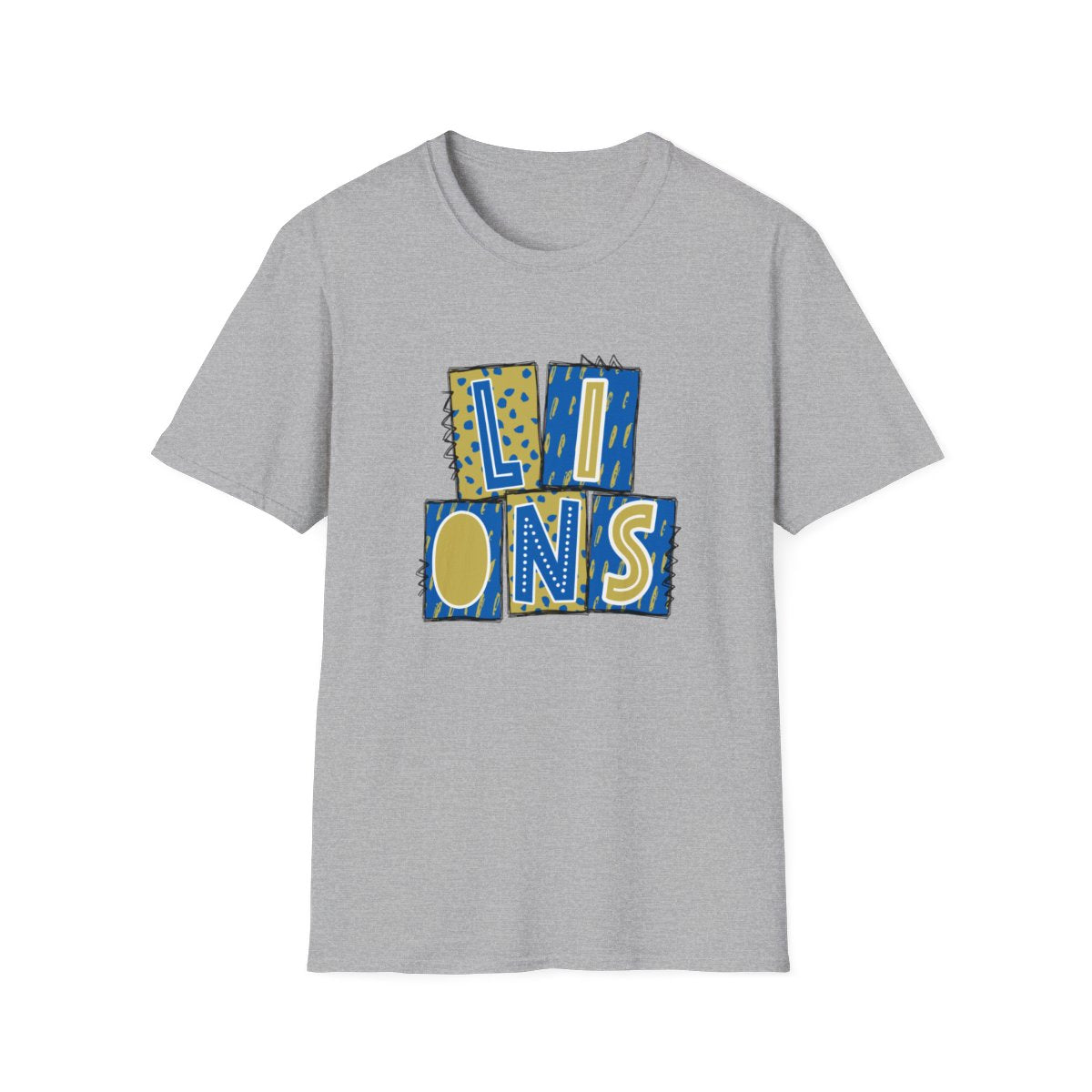 Lions Regal and Gold Short Sleeve Tee