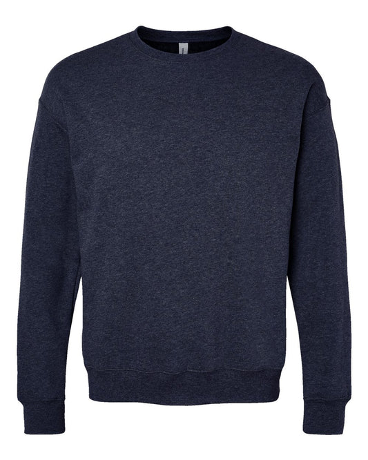 Bella Canvas 3945 (Navy) - Sponge Fleece Drop Shoulder Crewneck Sweatshirt