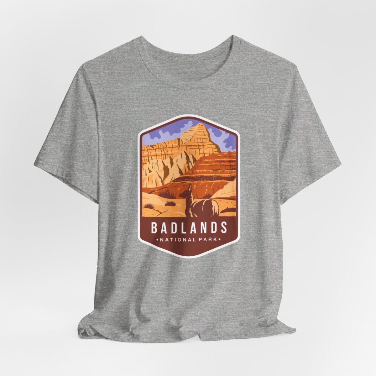 Badlands National Park Color Badge 01 Short Sleeve Tee