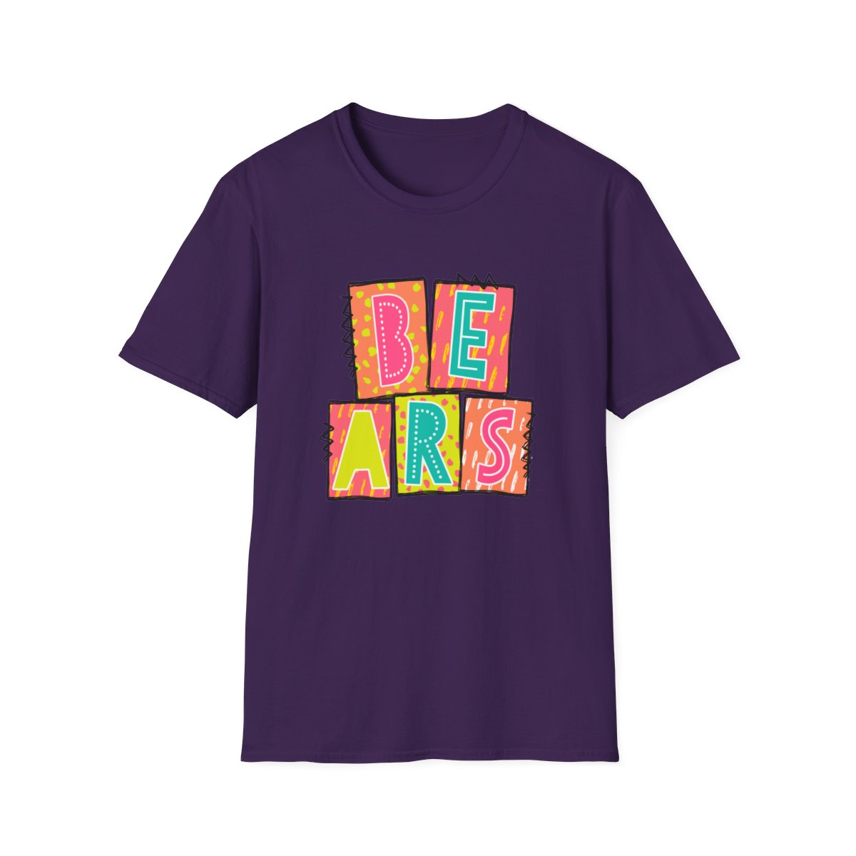 Bears Neon Blocks Short Sleeve Tee
