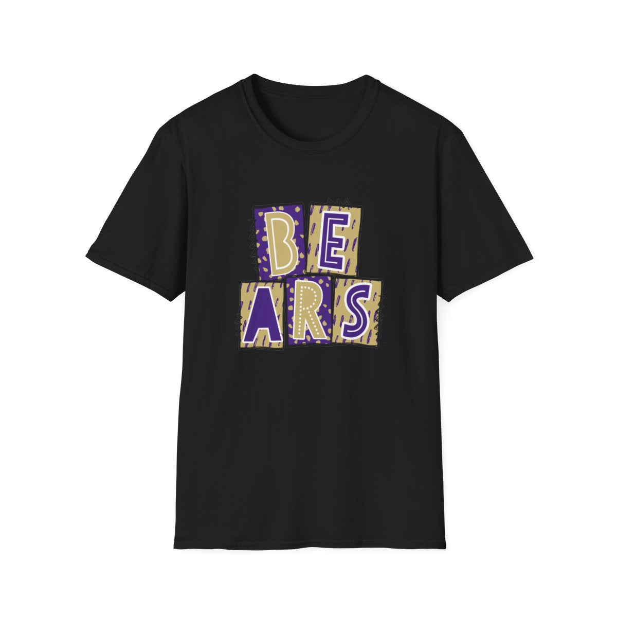 Bears Purple and Gold (High School) Short Sleeve Tee