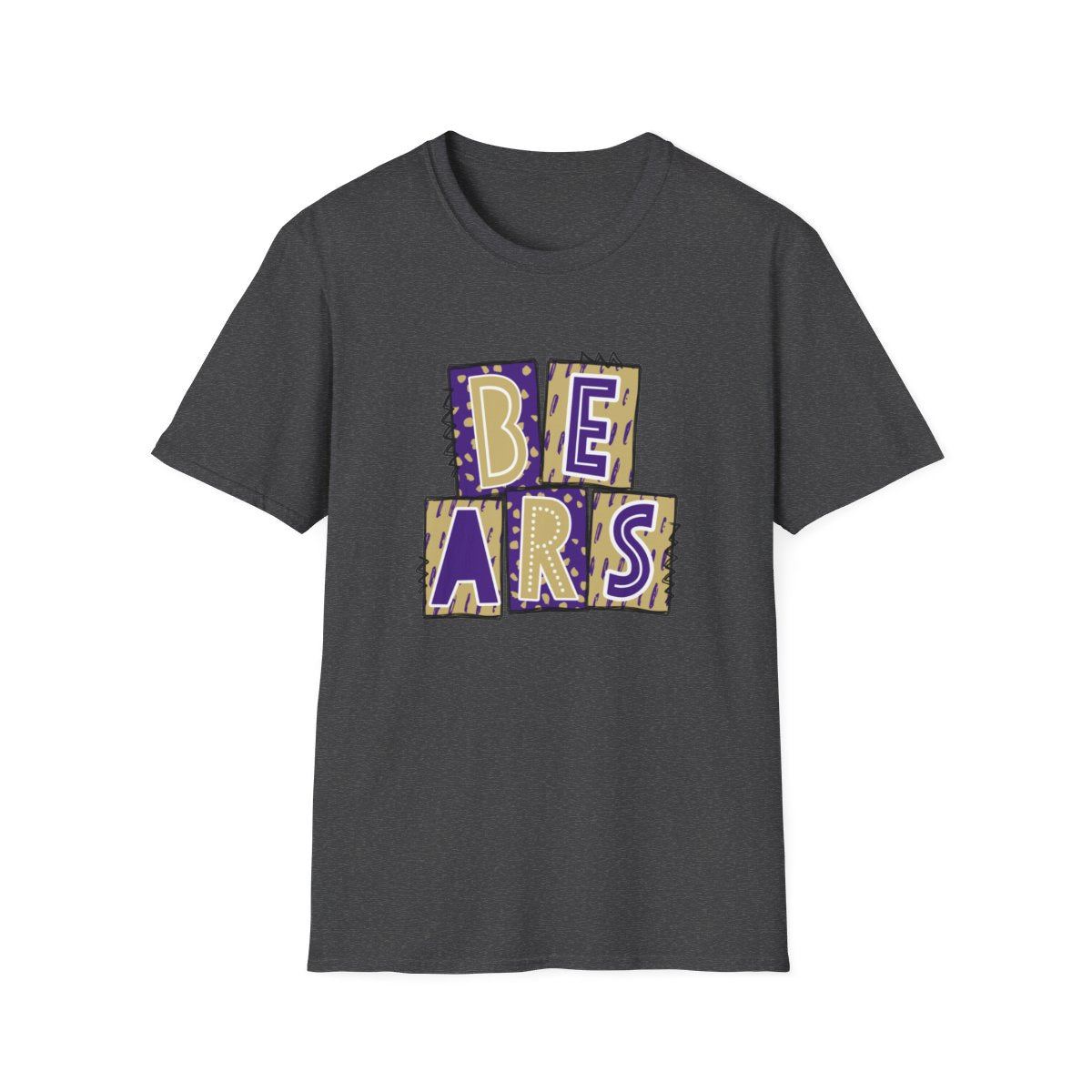 Bears Purple and Gold (High School) Short Sleeve Tee