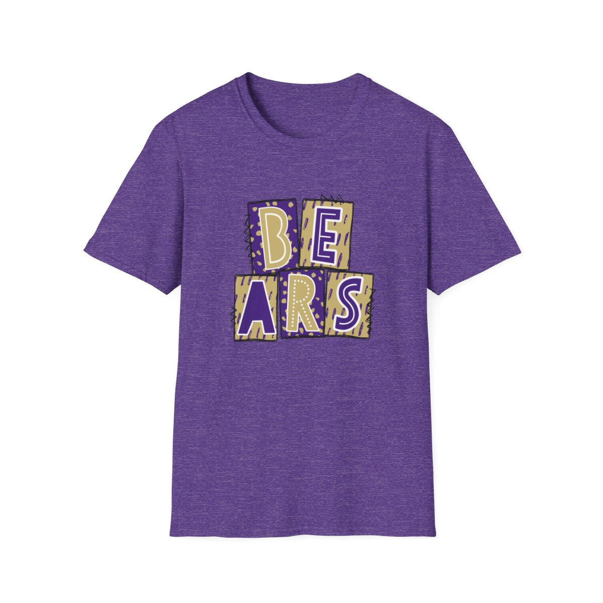 Bears Purple and Gold (High School) Short Sleeve Tee