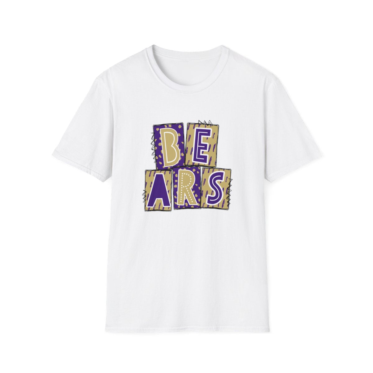 Bears Purple and Gold (High School) Short Sleeve Tee