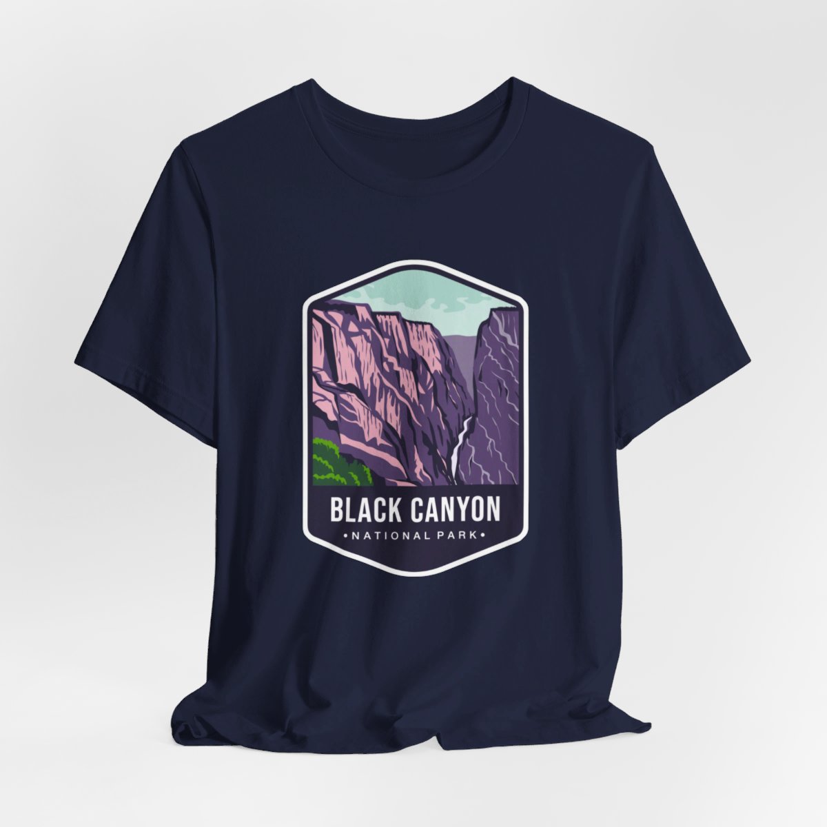 Black Canyon National Park Color Badge 01 Short Sleeve Tee