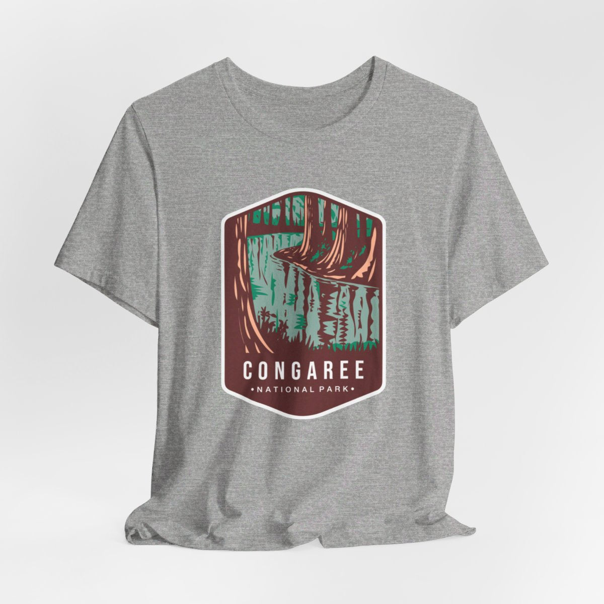 Congaree National Park Color Badge 01 Short Sleeve Tee