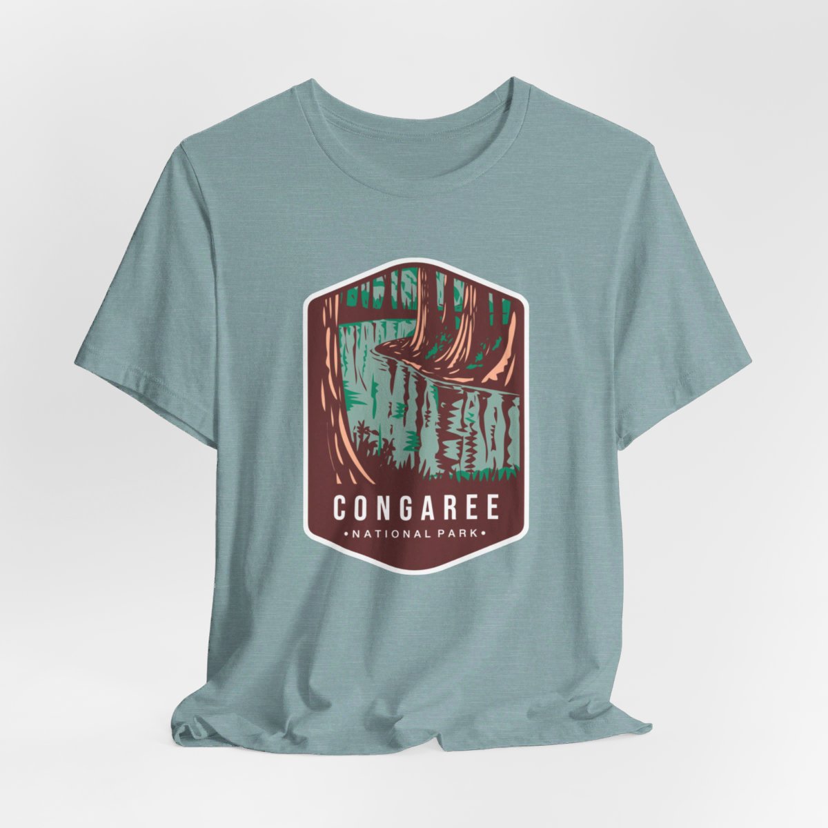 Congaree National Park Color Badge 01 Short Sleeve Tee