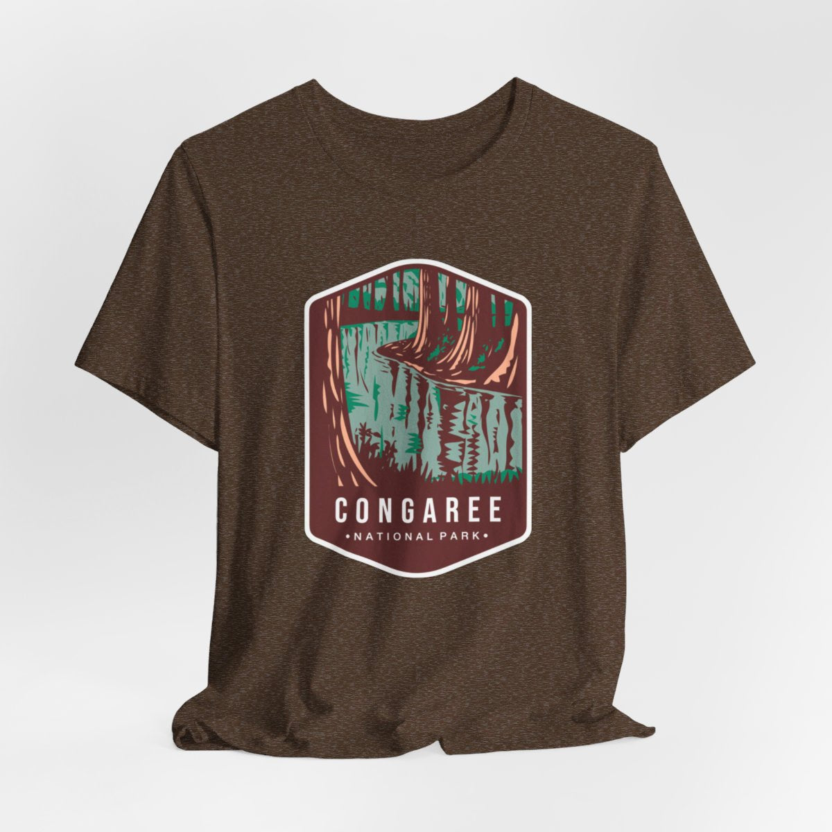 Congaree National Park Color Badge 01 Short Sleeve Tee