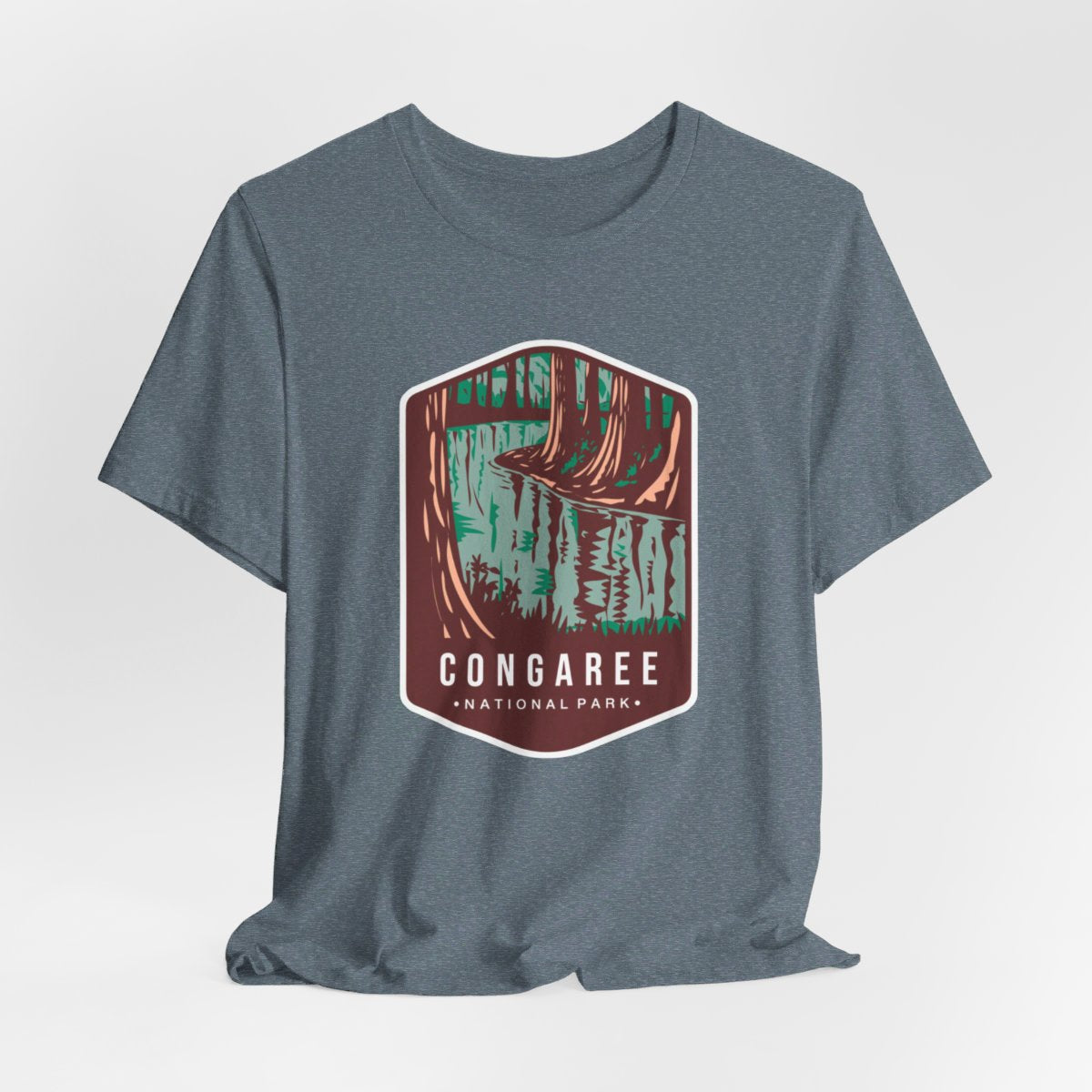Congaree National Park Color Badge 01 Short Sleeve Tee