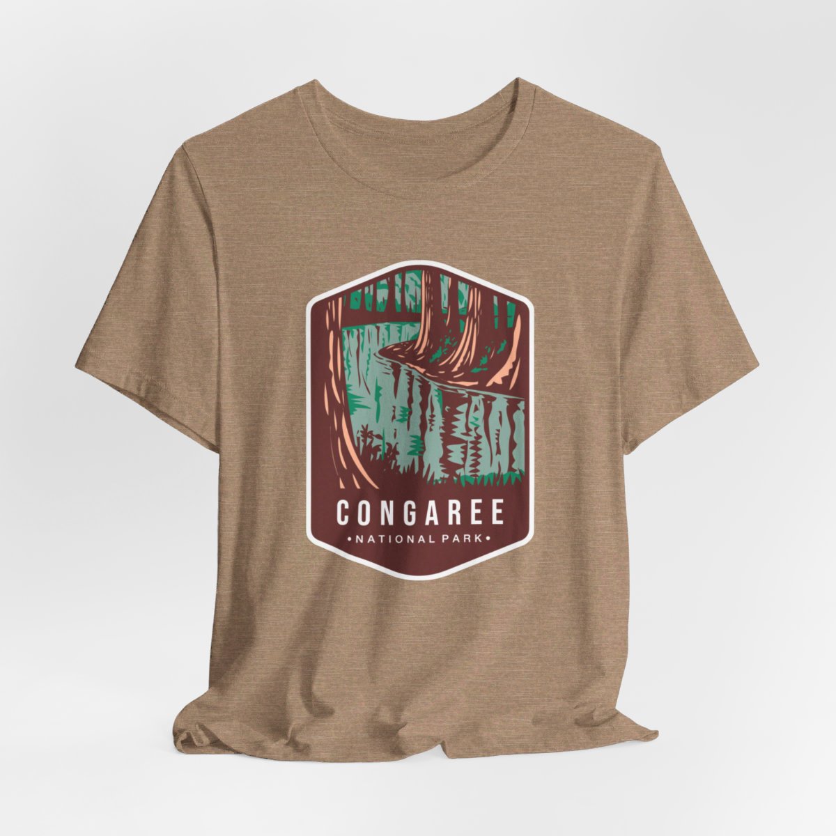 Congaree National Park Color Badge 01 Short Sleeve Tee
