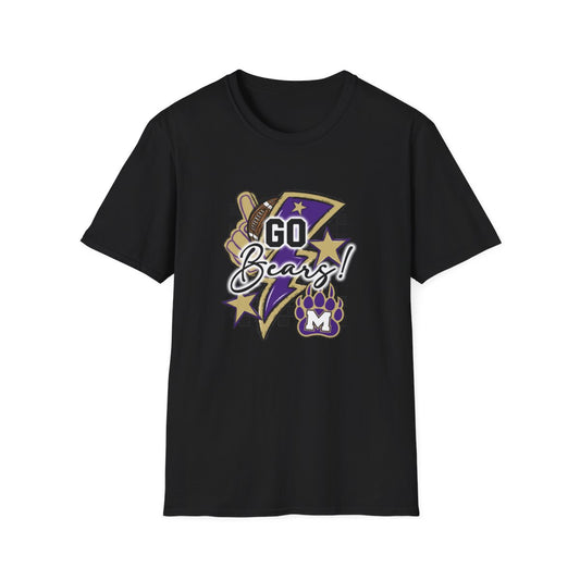 Go Bears Football Short Sleeve Tee