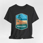 Indiana Dues National Park Color Badge 01 Short Sleeve Tee