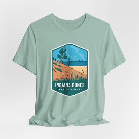 Indiana Dues National Park Color Badge 01 Short Sleeve Tee