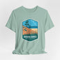 Indiana Dues National Park Color Badge 01 Short Sleeve Tee