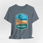 Indiana Dues National Park Color Badge 01 Short Sleeve Tee