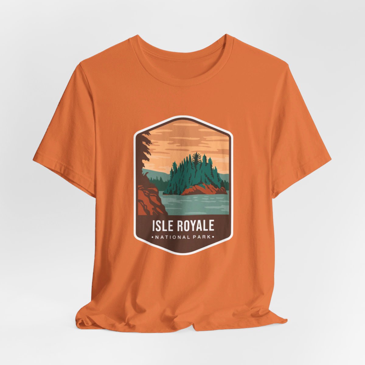 Isle Royale National Park Color Badge 01 Short Sleeve Tee