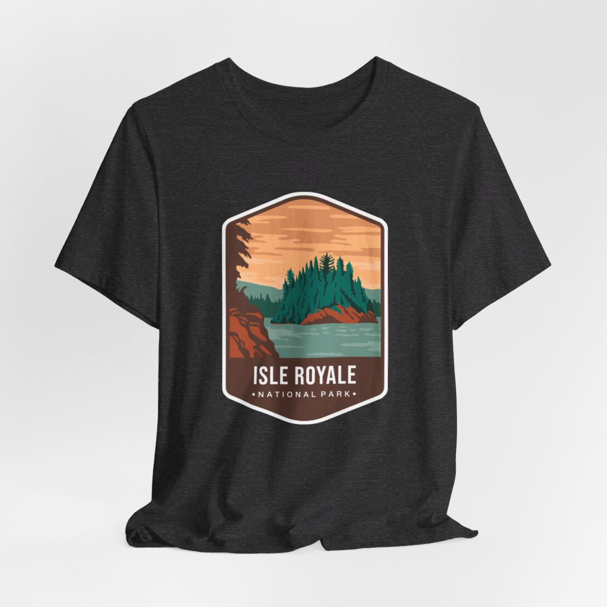 Isle Royale National Park Color Badge 01 Short Sleeve Tee