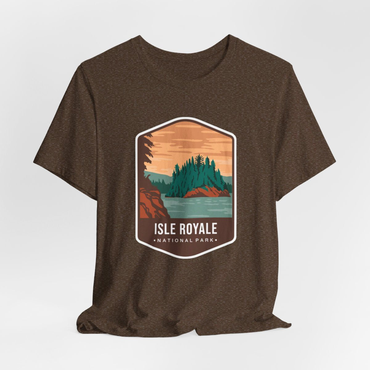 Isle Royale National Park Color Badge 01 Short Sleeve Tee