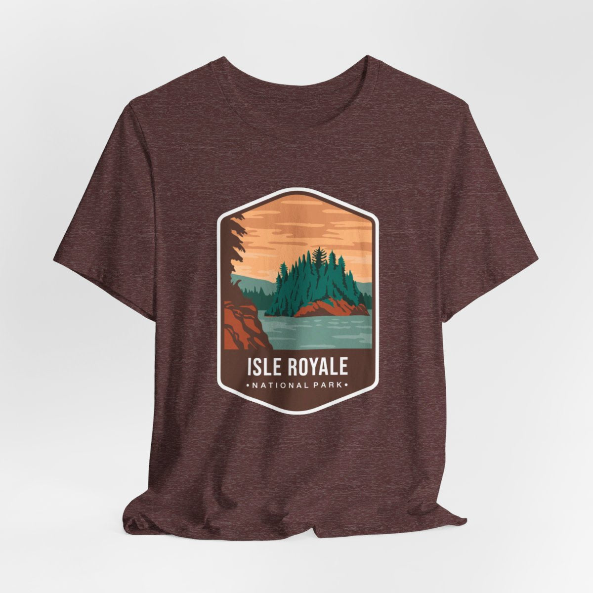Isle Royale National Park Color Badge 01 Short Sleeve Tee