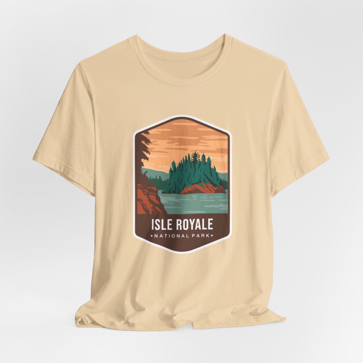 Isle Royale National Park Color Badge 01 Short Sleeve Tee