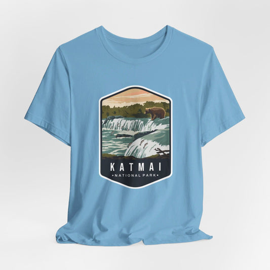 Katmai National Park Color Badge 01 Short Sleeve Tee