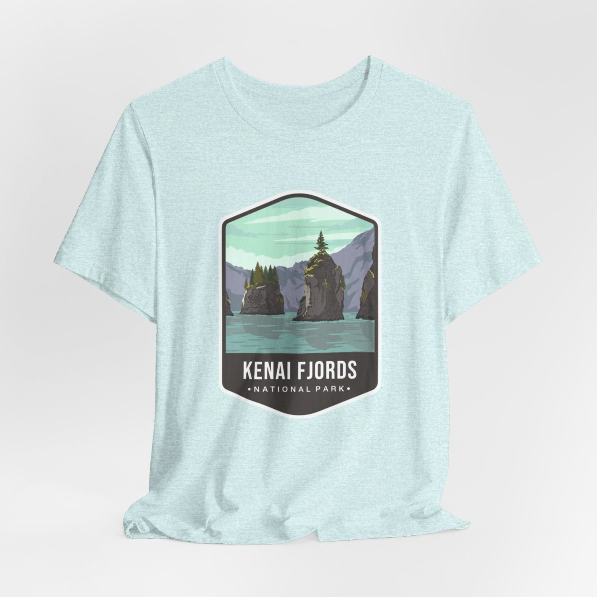 Kenai Fjords National Park Color Badge 01 Short Sleeve Tee