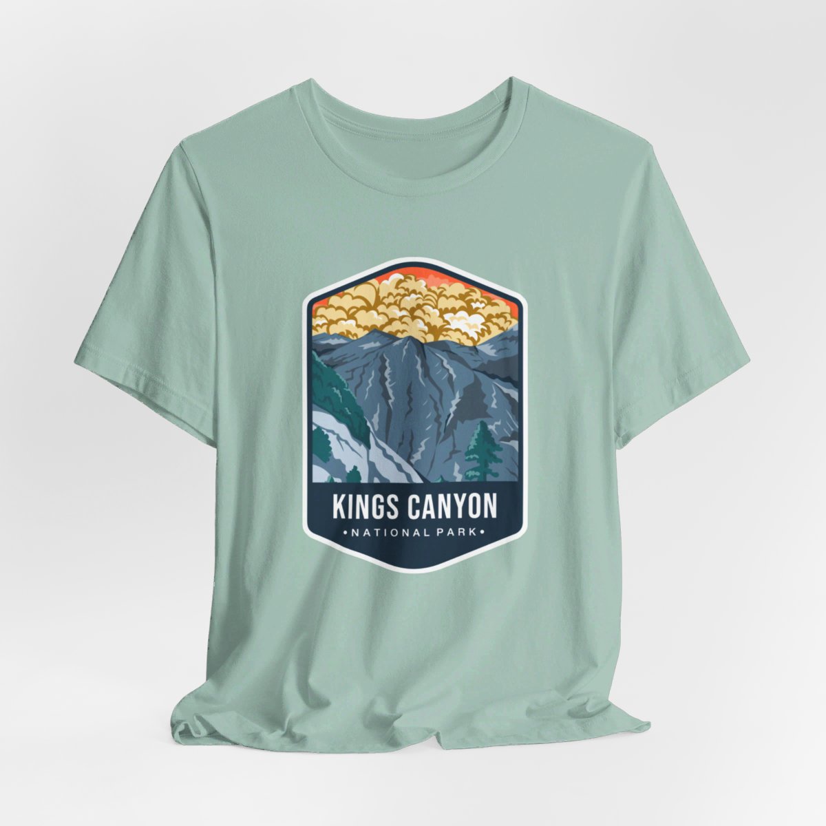 Kings Canyon National Park Color Badge 01 Short Sleeve Tee