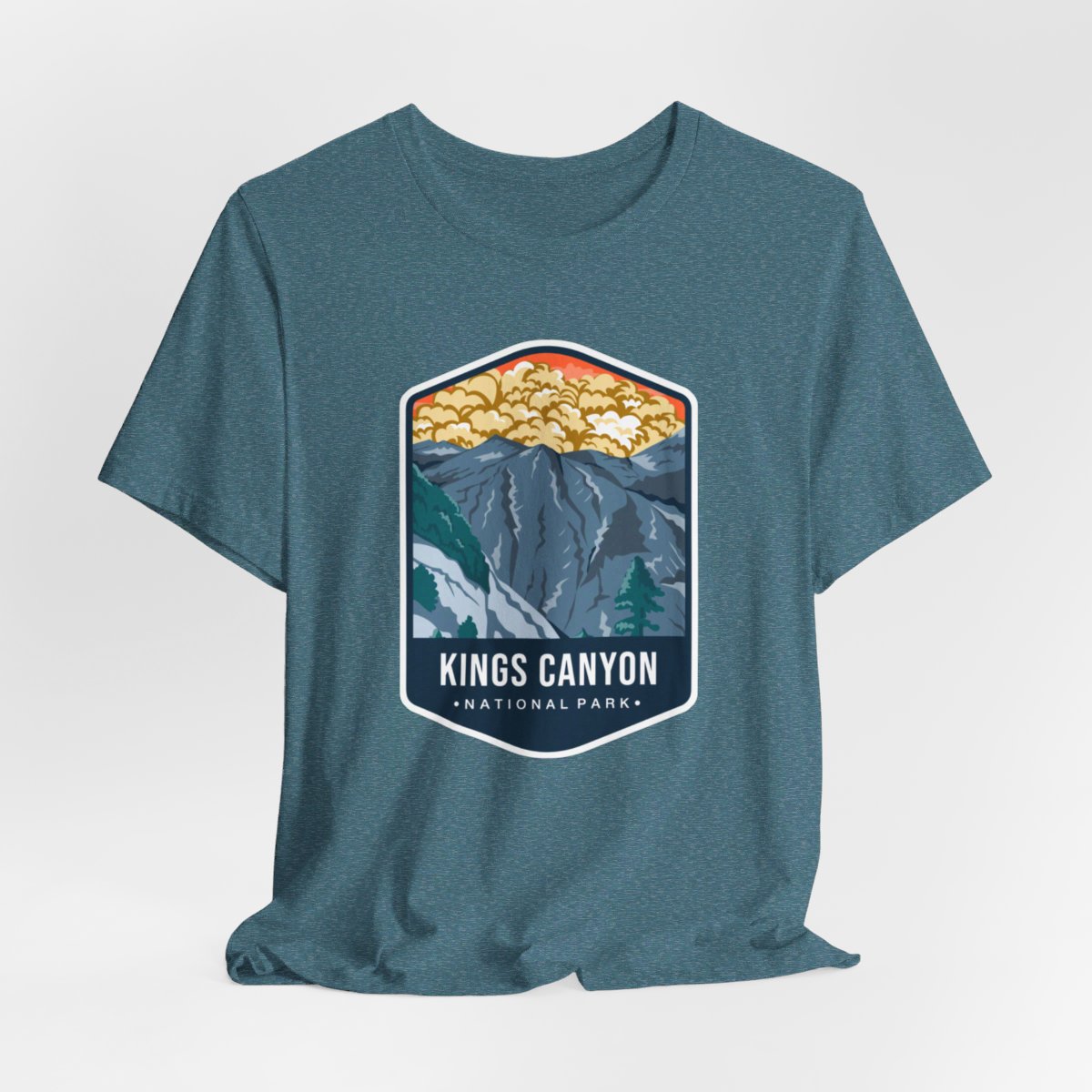 Kings Canyon National Park Color Badge 01 Short Sleeve Tee