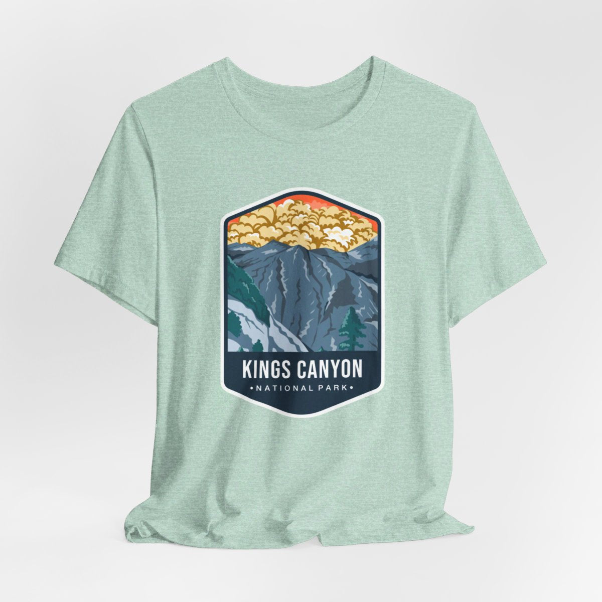 Kings Canyon National Park Color Badge 01 Short Sleeve Tee