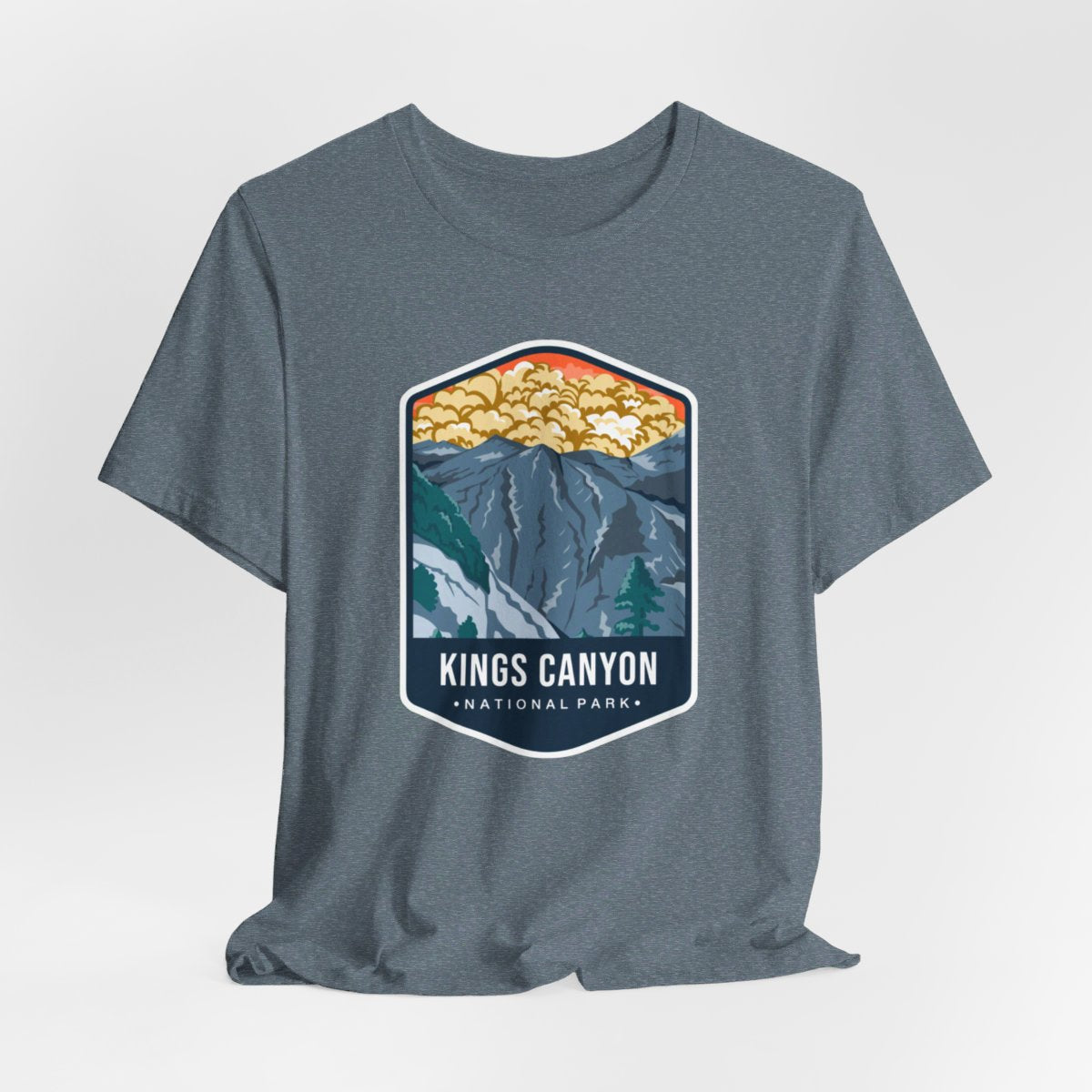 Kings Canyon National Park Color Badge 01 Short Sleeve Tee