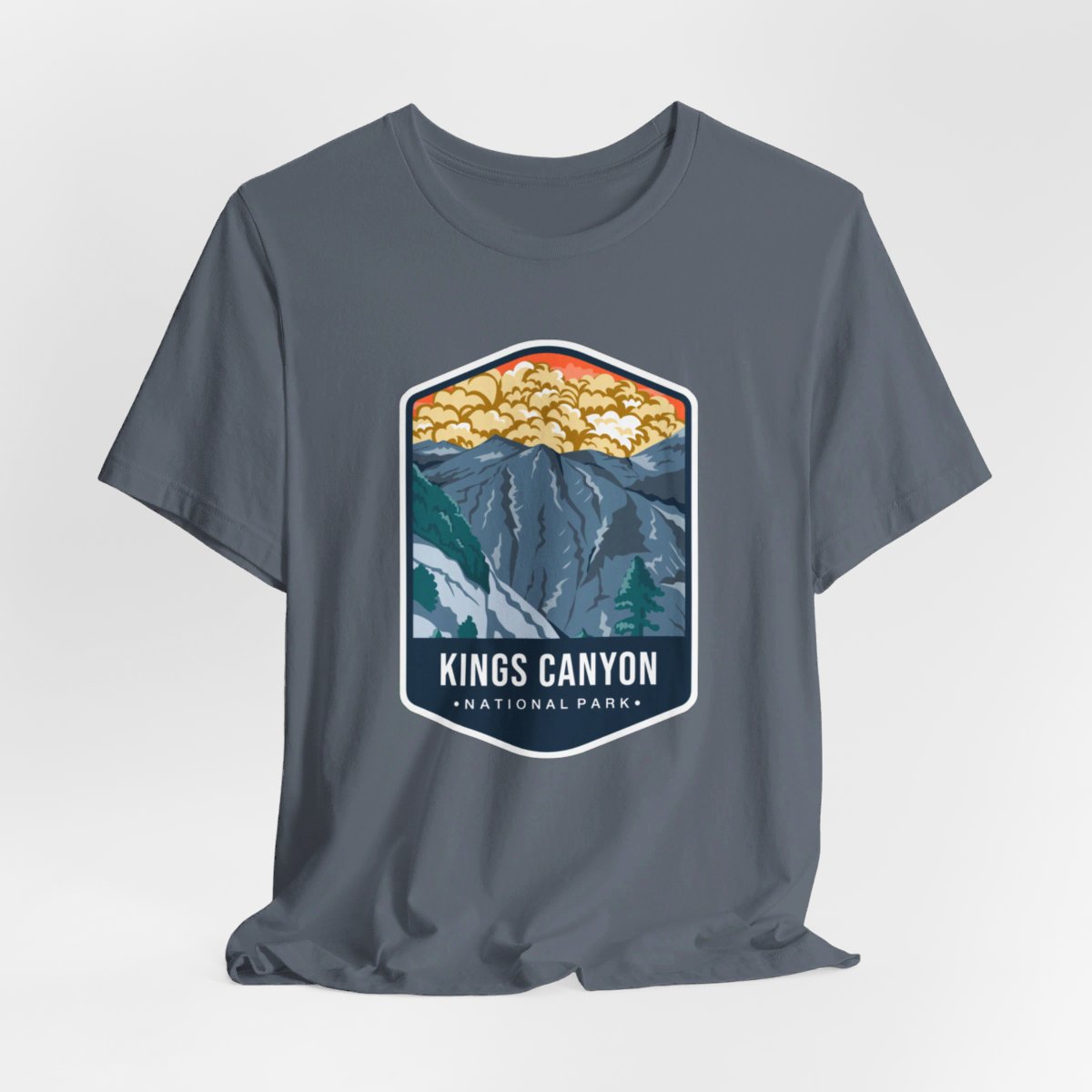 Kings Canyon National Park Color Badge 01 Short Sleeve Tee