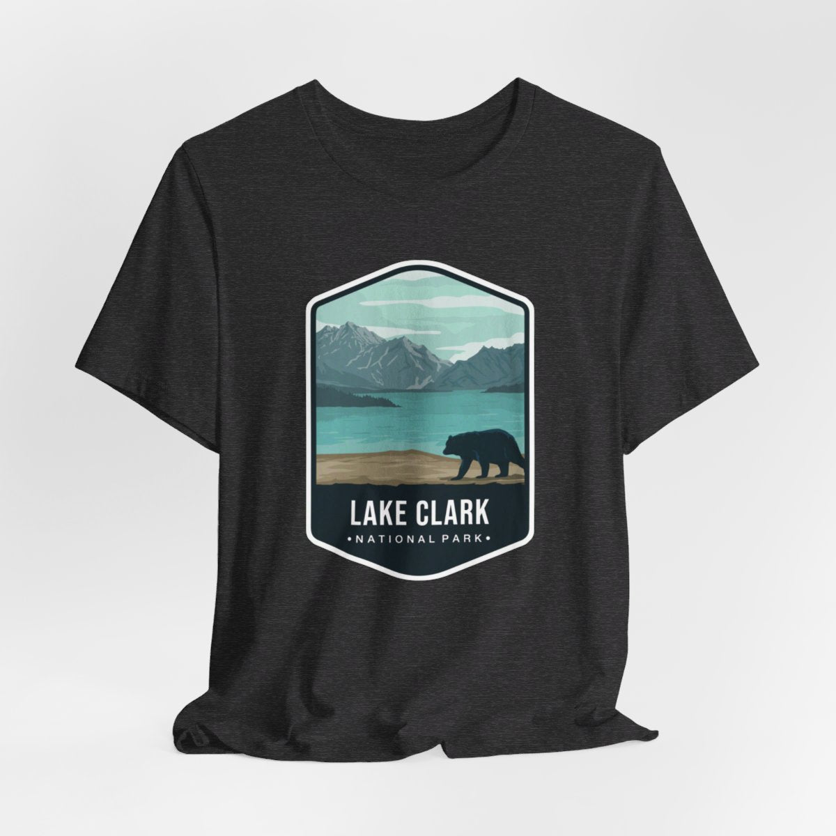 Lake Clark National Park Color Badge 01 Short Sleeve Tee
