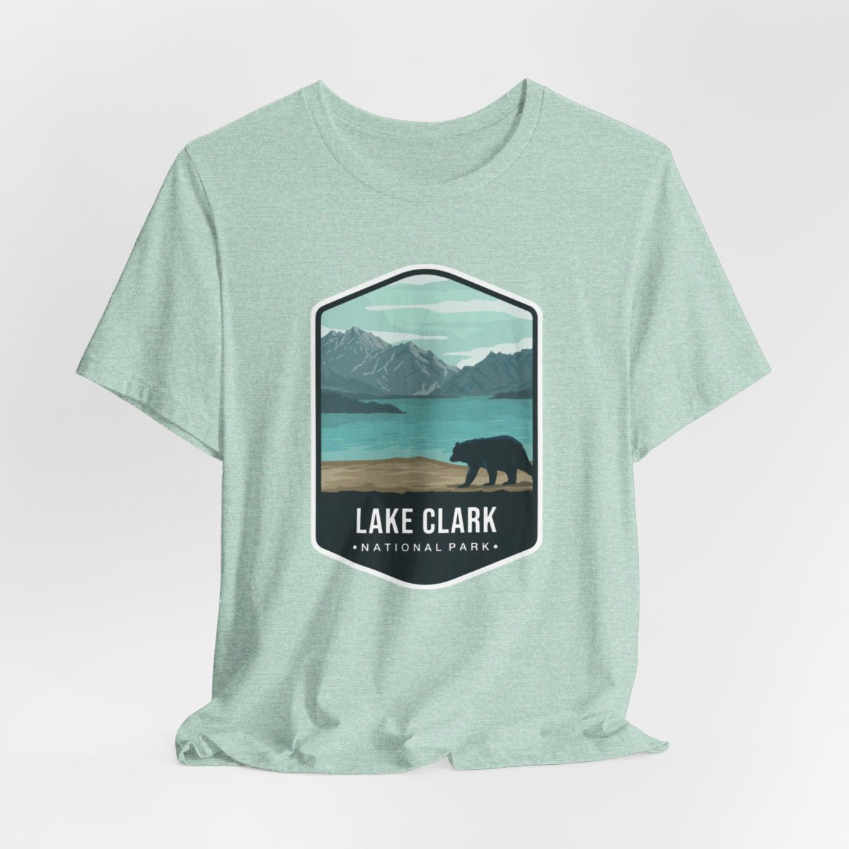 Lake Clark National Park Color Badge 01 Short Sleeve Tee