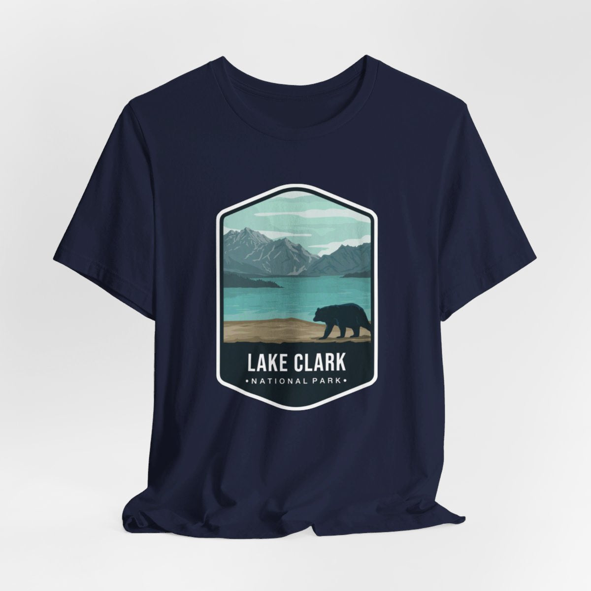 Lake Clark National Park Color Badge 01 Short Sleeve Tee
