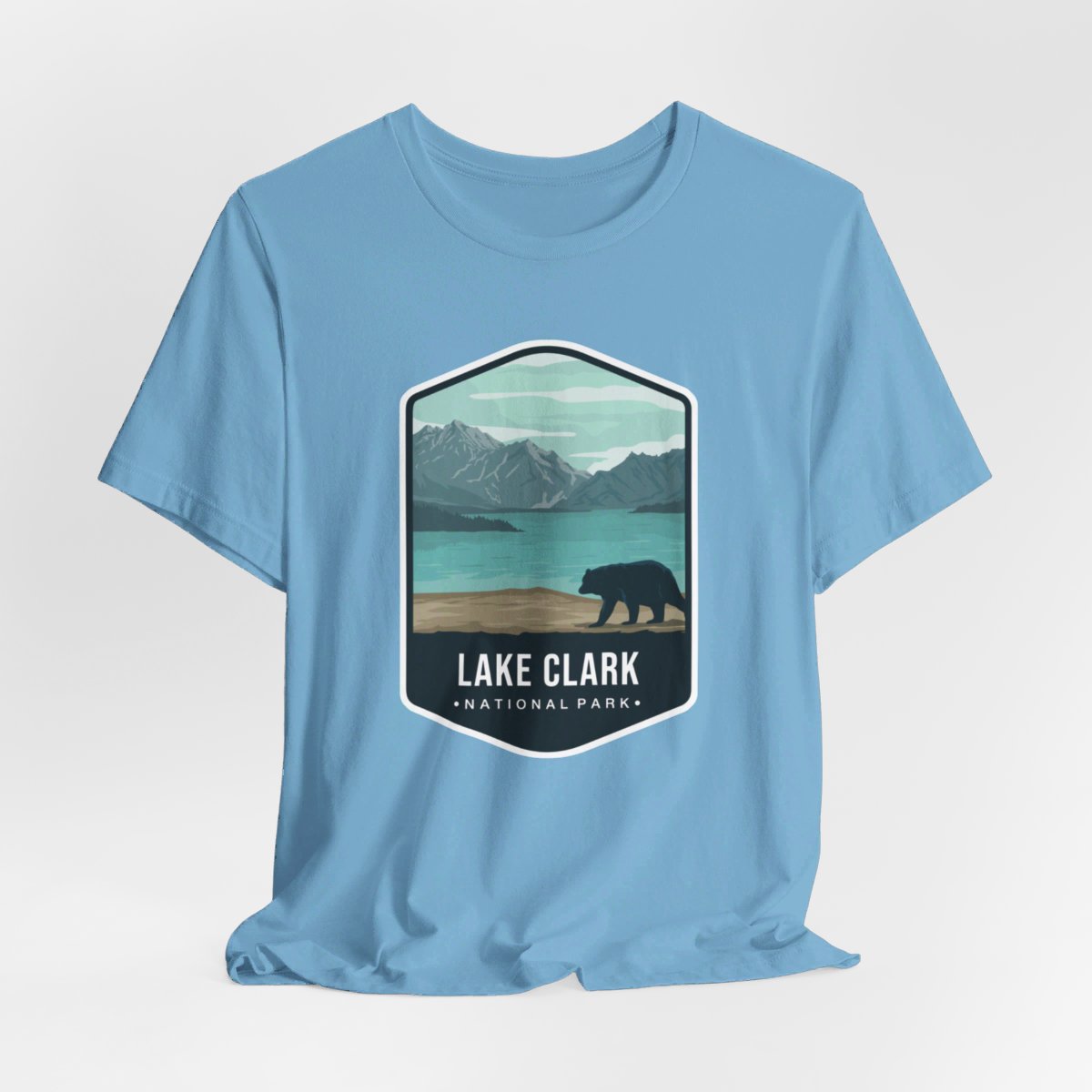 Lake Clark National Park Color Badge 01 Short Sleeve Tee
