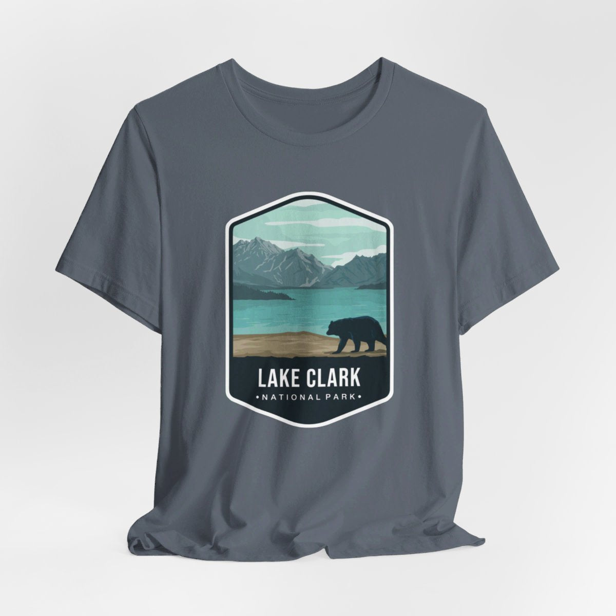 Lake Clark National Park Color Badge 01 Short Sleeve Tee