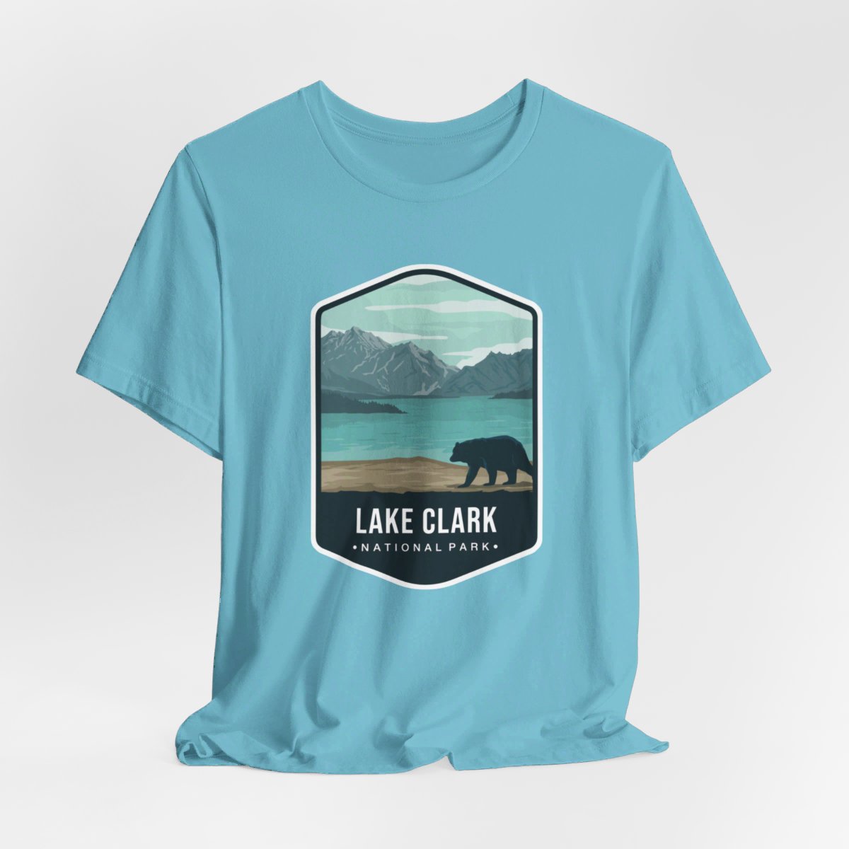 Lake Clark National Park Color Badge 01 Short Sleeve Tee