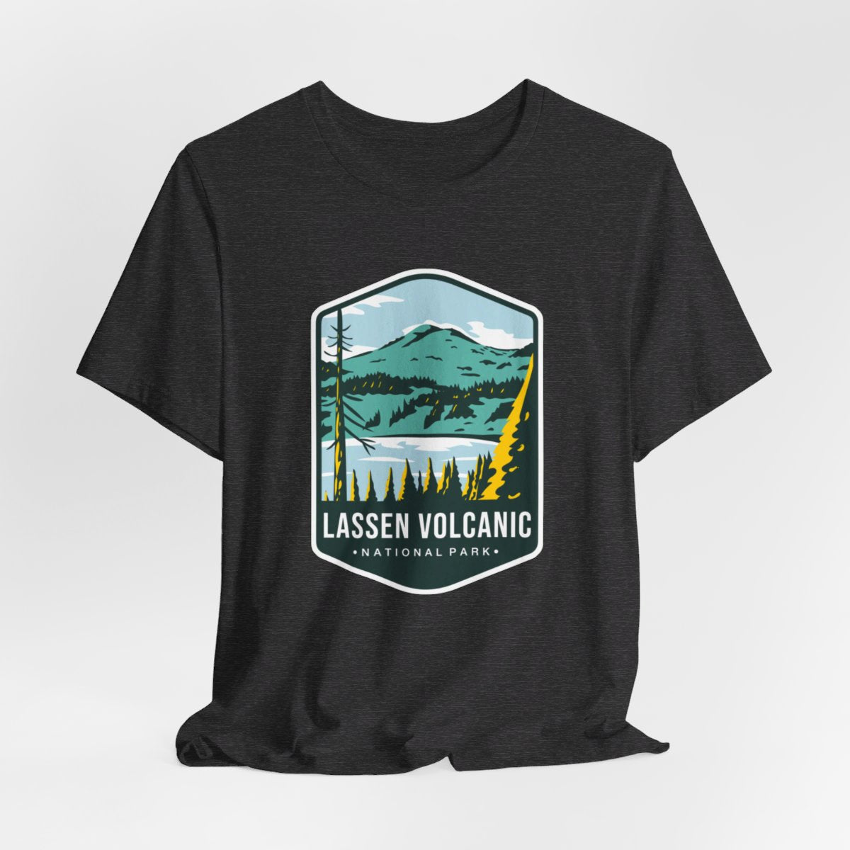 Lassen Volcanic National Park Color Badge 01 Short Sleeve Tee