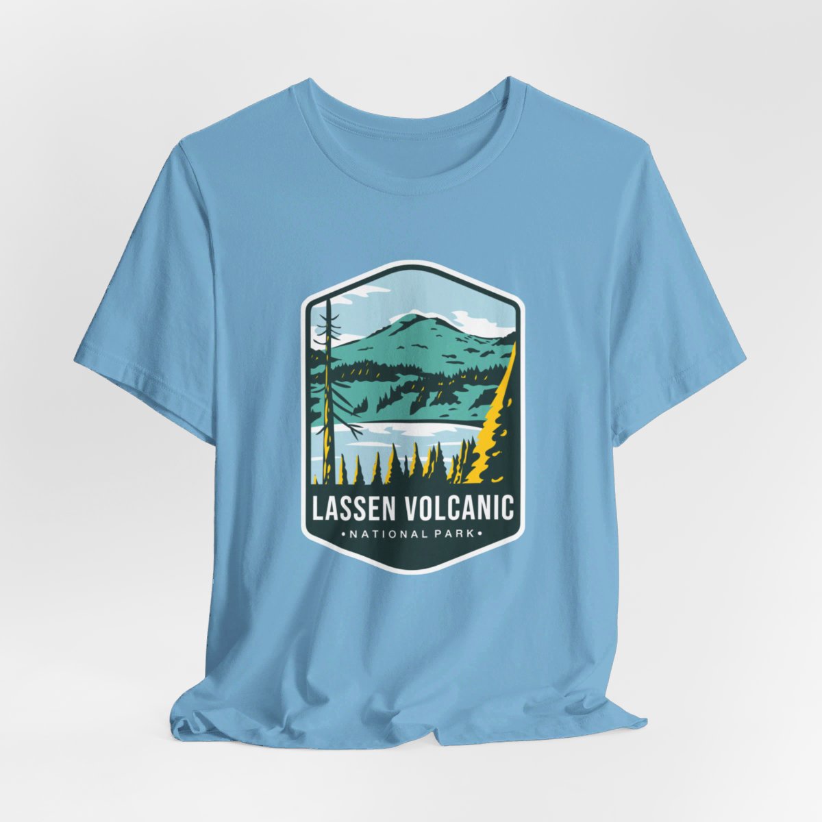 Lassen Volcanic National Park Color Badge 01 Short Sleeve Tee