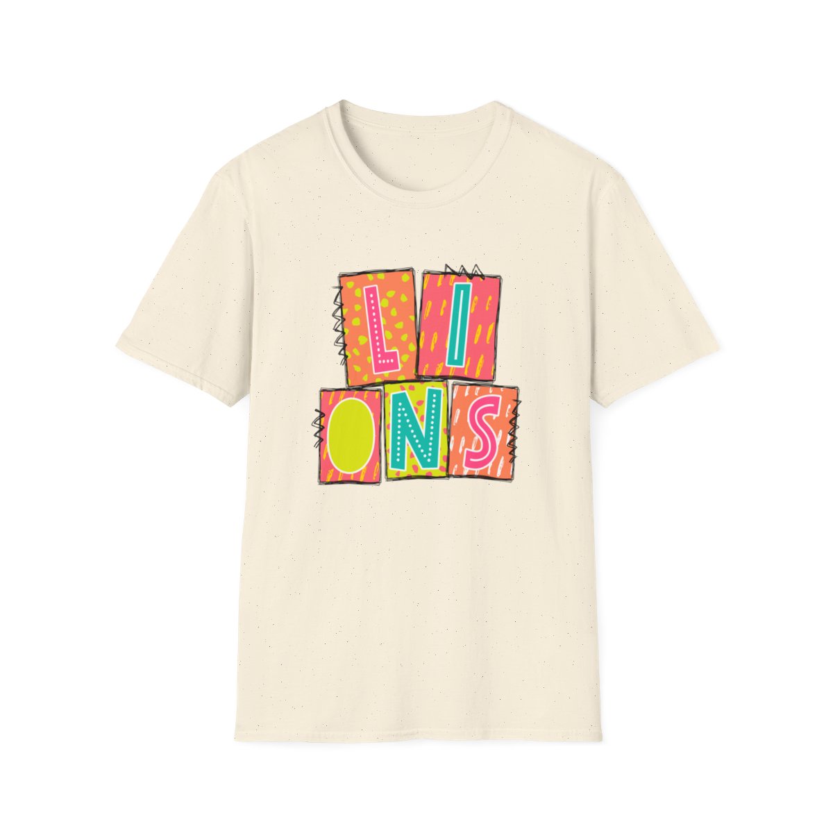 Lions Neon Blocks Short Sleeve Tee
