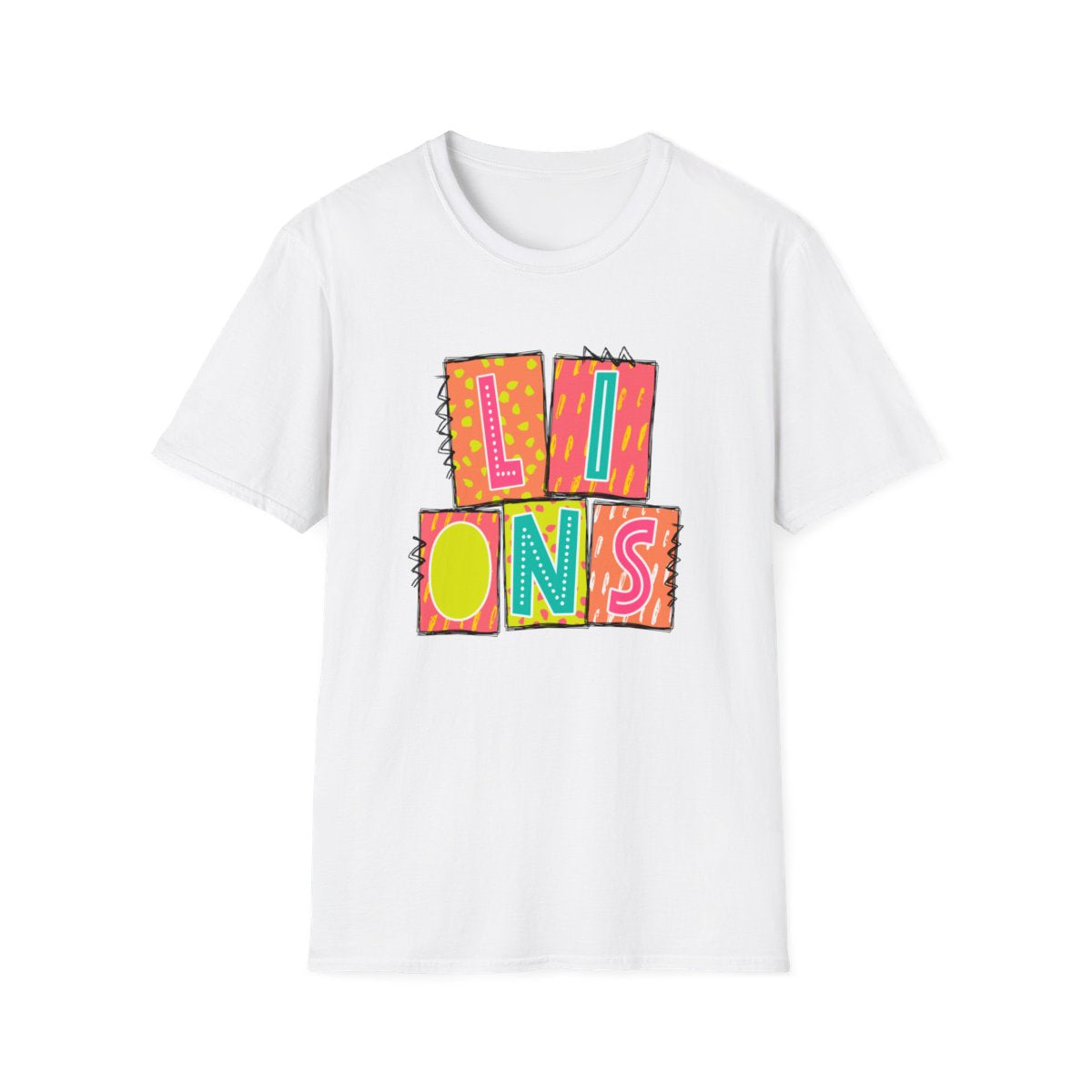 Lions Neon Blocks Short Sleeve Tee