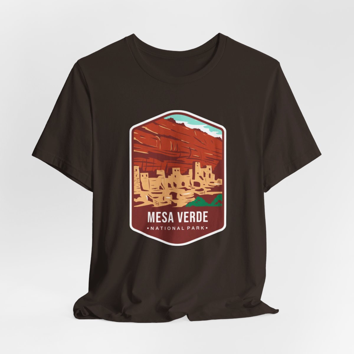Mesa Verde National Park Color Badge 01 Short Sleeve Tee