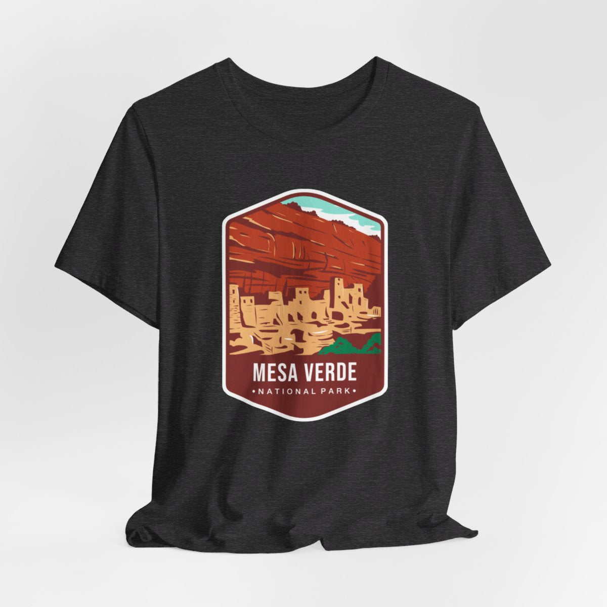 Mesa Verde National Park Color Badge 01 Short Sleeve Tee