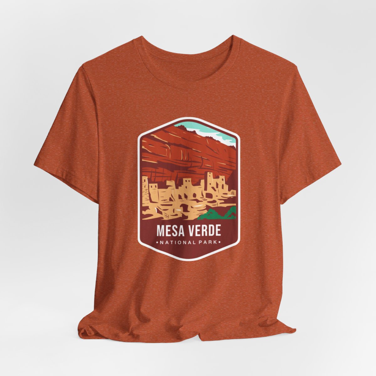 Mesa Verde National Park Color Badge 01 Short Sleeve Tee