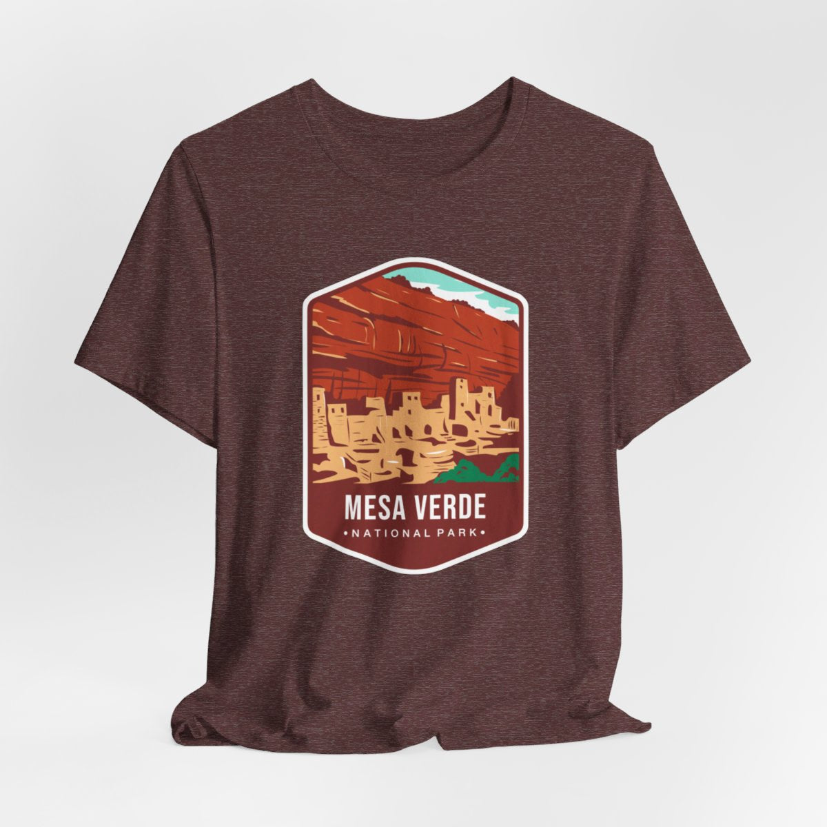 Mesa Verde National Park Color Badge 01 Short Sleeve Tee