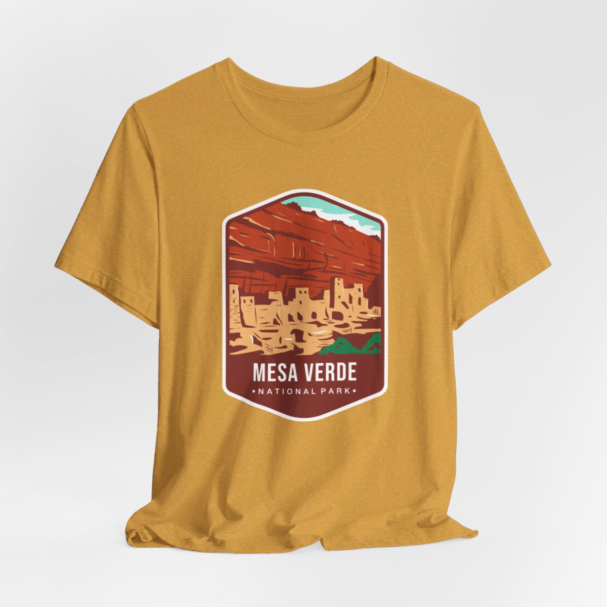 Mesa Verde National Park Color Badge 01 Short Sleeve Tee