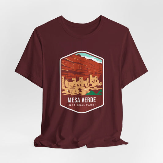 Mesa Verde National Park Color Badge 01 Short Sleeve Tee