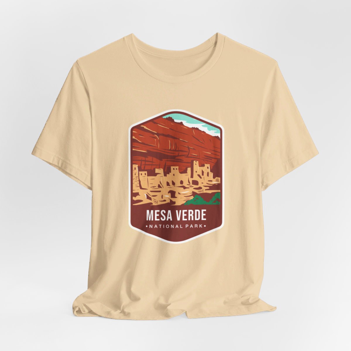 Mesa Verde National Park Color Badge 01 Short Sleeve Tee