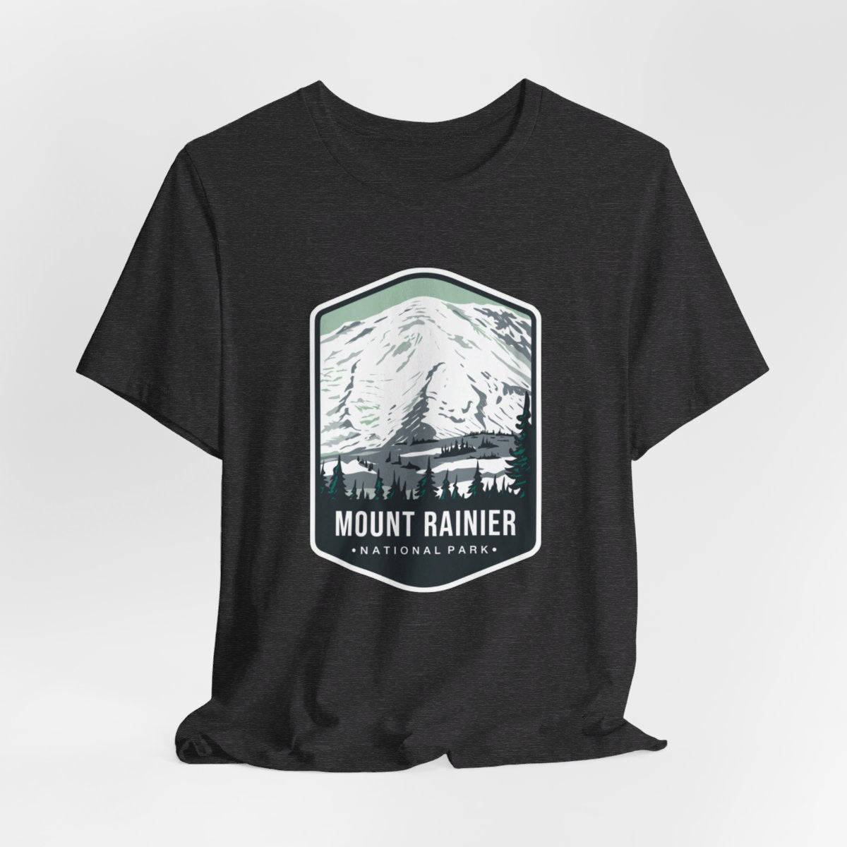 Mount Rainer National Park Color Badge 01 Short Sleeve Tee