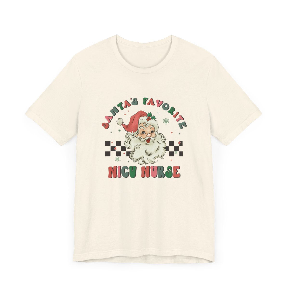 Santas Favorite NICU Nurse Short Sleeve Tee